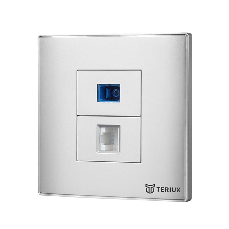 Soket dinding sc + rj45